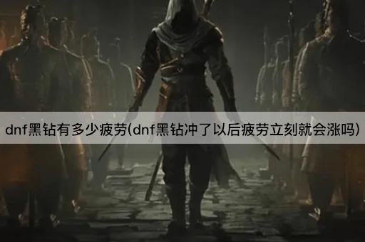 dnf黑钻有多少疲劳(dnf黑钻冲了以后疲劳立刻就会涨吗)