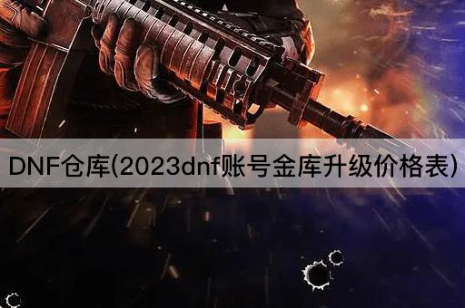 DNF仓库(2023dnf账号金库升级价格表)