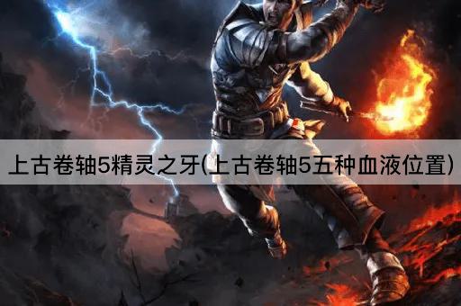 上古卷轴5精灵之牙(上古卷轴5五种血液位置)