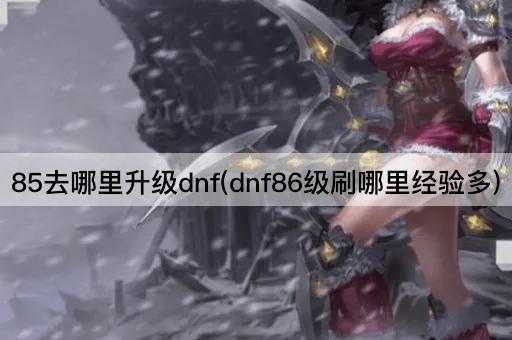 85去哪里升级dnf(dnf86级刷哪里经验多)