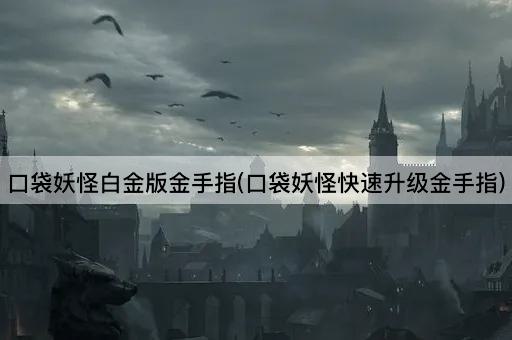 口袋妖怪白金版金手指(口袋妖怪快速升级金手指)
