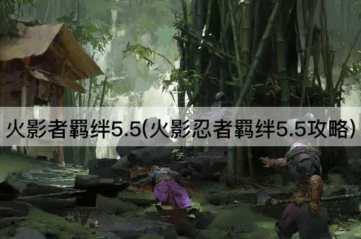 火影者羁绊5.5(火影忍者羁绊5.5攻略)